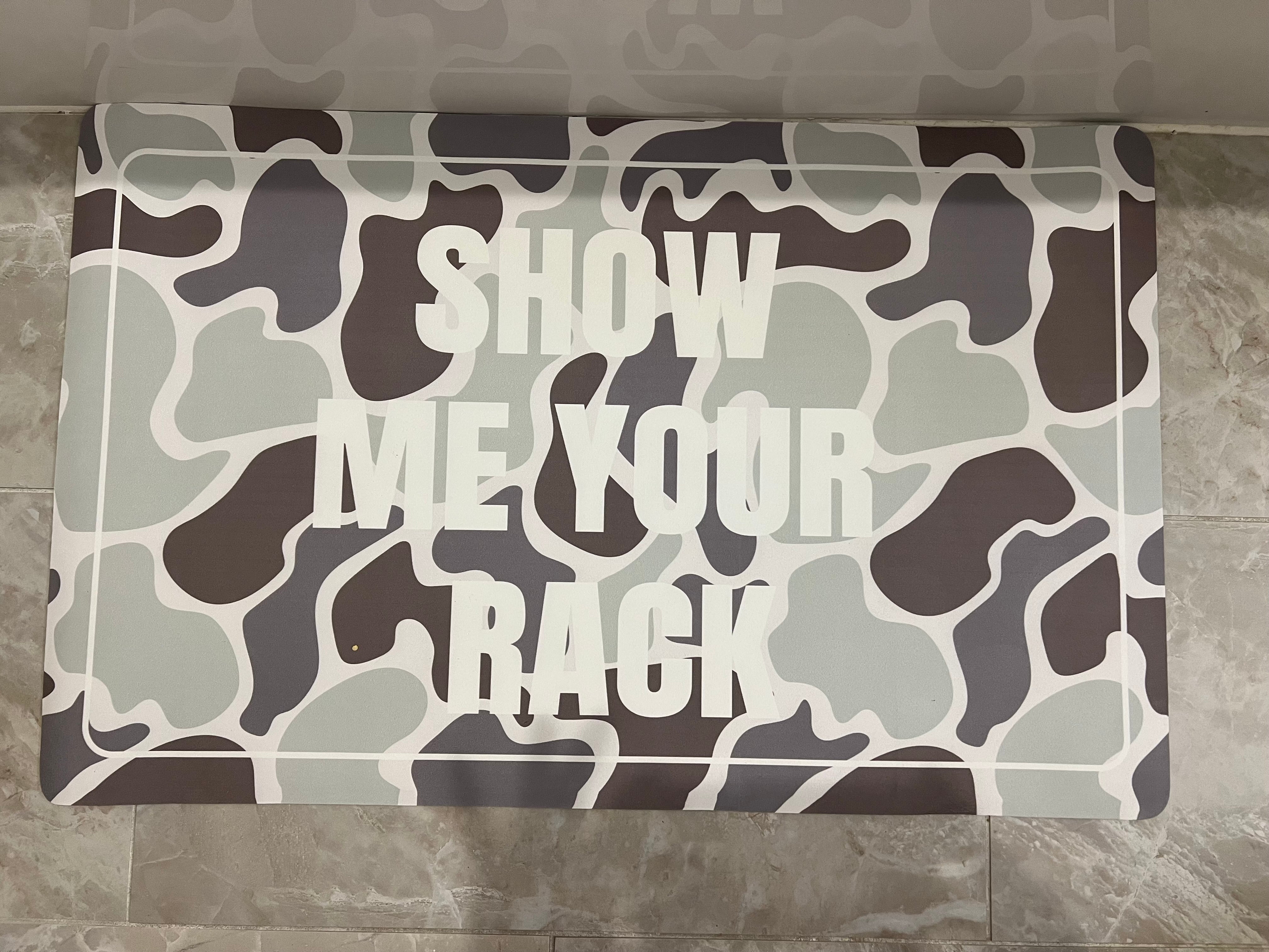 QuickDry Bath Mat: Show Me Your Rack Edition ( Camo)